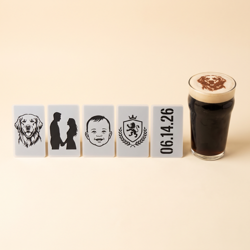 Custom Photo Stencil Pack — 5 Made-to-Order Designs